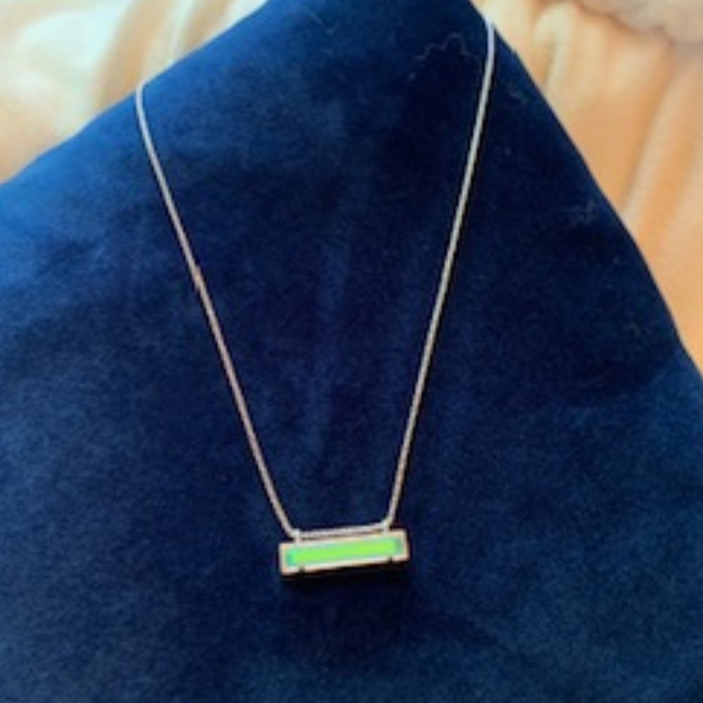 KENDRA SCOTT Silver Leanor Necklace